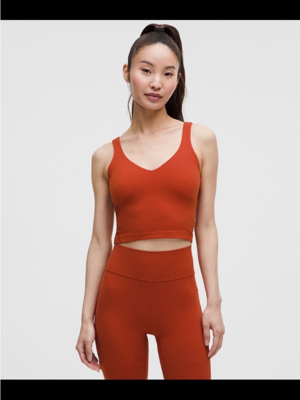 NWOT-lululemon align set in Autumn Rust - Picture 5 of 6
